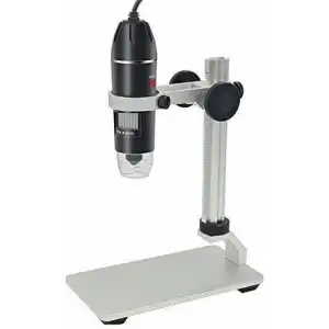 Bysameyee USB Mikroskop, Kaldırılabilir Yükseltilmiş Metal Stand