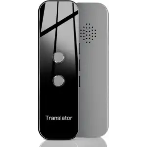 Chunmu Gerçek Zamanlı İki Yönlü - 137 Dil Tercüman Cihazı - Gri
