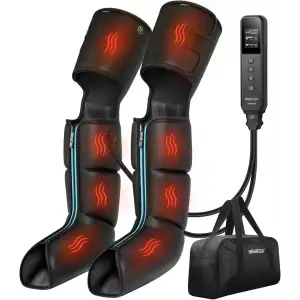 CINCOM Isı ve Kompresyonlu Bacak Masaj Cihazı, Baldır ve Ayak İyileşmesi