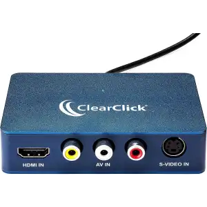 ClearClick Videodan USBye 1080P USB Ses, Video Yakalama ve Canlı Akış Cihazı
