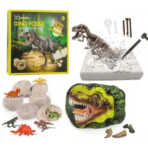 Çocuklar için Dinozor Fosili Kazı Kiti