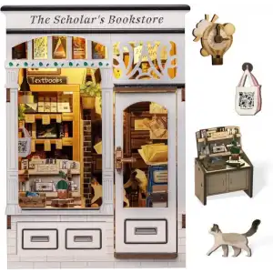 CUTEBEE DIY Kitap Köşesi Seti Toz Kapaklı