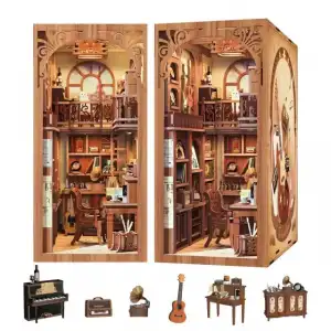 CUTEBEE DIY Oyuncak Ev Kitaplığı - Sakura Ağacının Altında