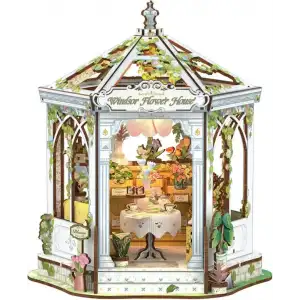 CUTEBEE Toz Kapaklı DIY Kitaplık Seti - Büyükbabanın Antika Dükkanı