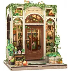 CUTEBEE Toz Kapaklı DIY Kitaplık Seti - Büyükbabanın Antika Dükkanı