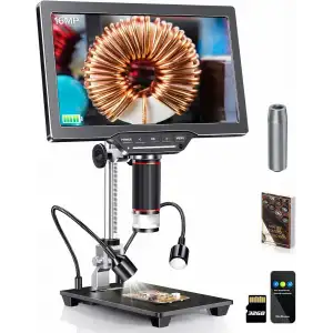 Dcorn 10 Inc HDMI LCD Dijital Mikroskop 1500X - 16MP Kamera Sensörlü