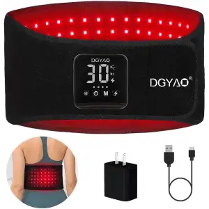 DGYAO Kablosuz Kırmızı Işık Terapi Kemeri (Masaj Cihazı Olmadan)