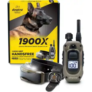 Dogtra 1900X Eller Serbest E-Collar Köpek Eğitimi - 3/4 Mil, 20+ Kg Köpekler