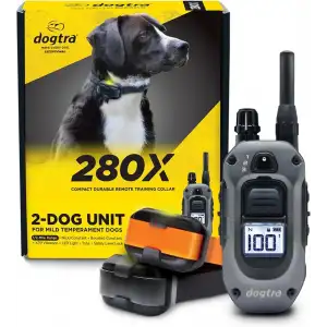 Dogtra 280X E-Tasma Uzaktan Kumandalı 2 Köpek Eğitim 1/2 Mil, 4,5 kg