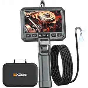 DXZtoz Çift Lensli Eklemli İki Yönlü Boroskop, 6.5 mm İnce Prob - 5m Kablo