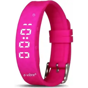 E-Vibra Tuvalet Eğitimi Saati - Şarj Edilebilir Sessiz Titreşimli Saat - Pembe