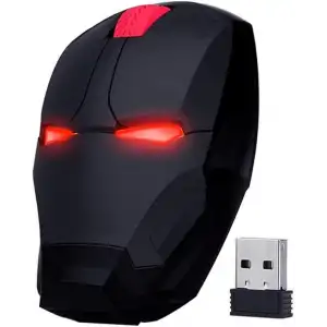 ECOiNVA Kablosuz Iron Man Mouse 2.4G Optik - Silver