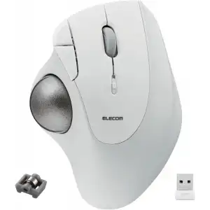 ELECOM Ergonomik Konfor Tasarım Trackball IST Kablosuz 2.4GHz Bağlantı