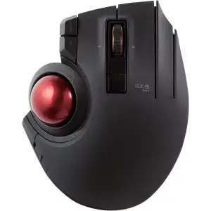 ELECOM Trackball Kablosuz Mouse, Ergonomik Mouse, 3 Cihaz Bağlantısı, Kablolu