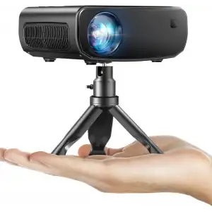 Elephas Mini Projektör Üçayak ve Taşıma Çantası, Full HD 1080P Destekli