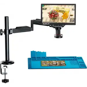 Elikliv EDM202 Flex Esnek Kol ile Dijital Lehimleme Mikroskobu 10.1