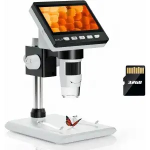 Elikliv EDM43 4.3 Inc LCD Dijital Mikroskop 1000x - Beyaz