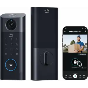 eufy Security Videosu S330 Akıllı Kilit, Kapı Zili - Parmak İzli Anahtarsız Giriş