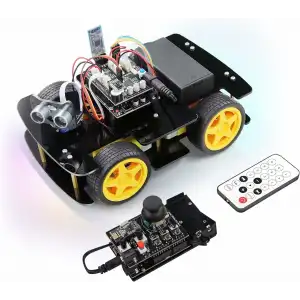 FREENOVE 4WD Araç Kiti, RF Uzaktan Kumandalı (Arduino IDE Uyumlu)