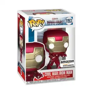 Funko Pop! Marvel: Civil War Build A Scene - Iron Man Figürü