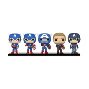 Funko Pop! Marvel Kaptan Amerika Çağlar Boyu 5li Paket Figür