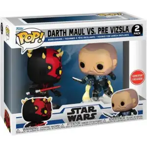 Funko Pop Star Wars Clone Wars Darth Maul vs Pre Vizsla Figür