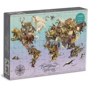 Galison Kelebek Görünümlü Dünya Haritası Puzzle