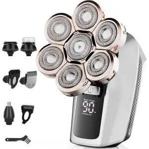 Harmonlife 7D Çıkarılabilir Elektrikli Saç Tıraş Makineleri - Kel Erkekler İçin
