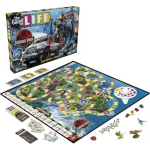 Hasbro Gaming The Game of Life Jurassic Park Sürümü