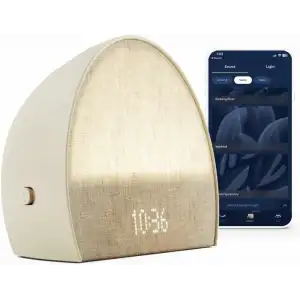 Hatch Restore 2 Gündoğumu Çalar Saat, Ses Makinesi, Akıllı Işık - Macun Rengi