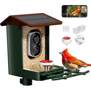 Heapets Kamera, Güneş Enerjili 2K HD Video - Kahverengi