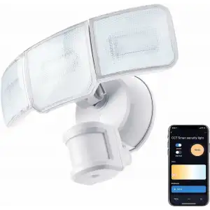 Home Zone Security Akıllı SMD LED Dış Mekan Projektörü, 3500LM, 3000-5000K