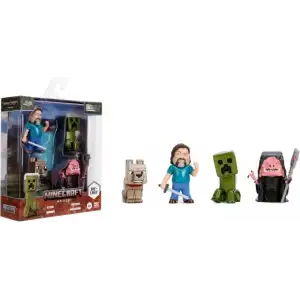 Jada Toys Minecraft Legends 4lü Paket Döküm Figürler