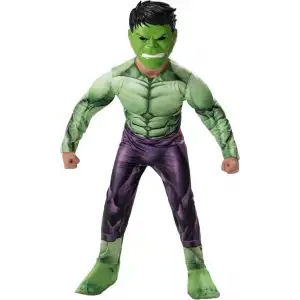 Jazwares Marvel Erkek Çocuklar İçin Deluxe Hulk Kostümü