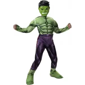 Jazwares Marvel Erkek Çocuklar İçin Deluxe Hulk Kostümü