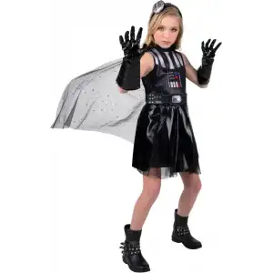 Jazwares Star Wars Darth Vader Kız Çocuklar İçin Cadılar Bayramı Kostümü