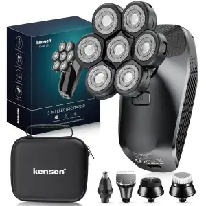 Kensen 7D Baş Tıraş Makinesi, Erkekler için 5i 1 Arada - Su Geçirmez