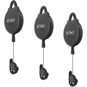 KIWI design VR Kablo Yönetimi, 3 Paket VR Makara Sistemi - Siyah