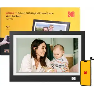 Kodak 11.6 Inc WiFi Dijital Fotoğraf Çerçevesi, 1366x768 HD IPS Dokunmatik Ekran