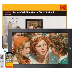 KODAK 23.8 Inc WiFi Dijital Fotoğraf Çerçevesi, 1920x1080 FHD IPS Ekran