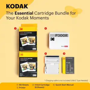 KODAK Mini 3 Retro 4PASS Taşınabilir Fotoğraf Yazıcısı