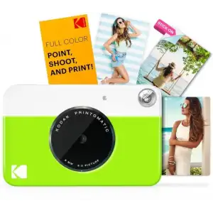 KODAK Printomatic Tam Renkli Anında Baskı Dijital Fotoğraf Makinesi - 75 Sayfalık Paket