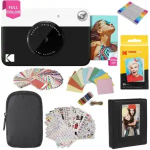 KODAK Printomatic Tam Renkli Anında Baskı Dijital Fotoğraf Makinesi - Başlangıç ​​Paketi