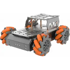 LewanSoul Mecanum Tekerlek Şasi Araç Kiti - TT Motor İle