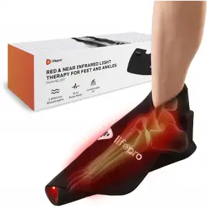 LifePro Kırmızı ve Yakın Kızılötesi Işık Terapisi Ayak ve Ayak Bileği Desteği