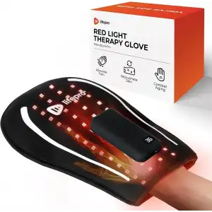 LifePro Kızılötesi ve Kırmızı Işık Terapi Eldiveni - Şarj Edilebilir LED Eldiven