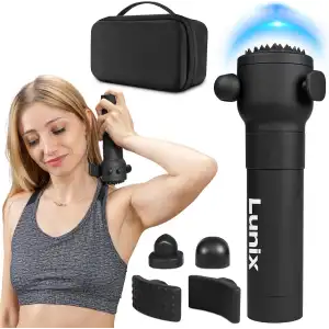 Lunix LX28 Taşınabilir El Tipi Titreşimli Masaj Aleti - Boyun, Sırt ve Bacaklar