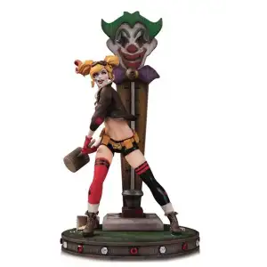 Mcfarlane DC Bomba Kabukları - Harley Quinn DLX V2 Reçine Heykeli