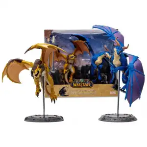 McFarlane Toys - World of Warcraft Bronze Proto-Drake and Blue Figür