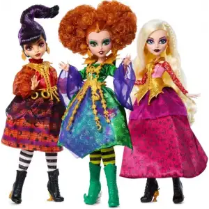 Monster High Skullector Hocus Pocus Bebekleri Winifred, Mary, Sarah ve Binx